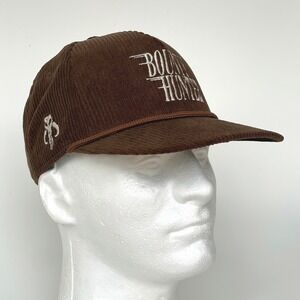 DC x STAR WARS Bounty Hunter Snapback Hat Brown Corduroy Rope Trucker Rare Retro
